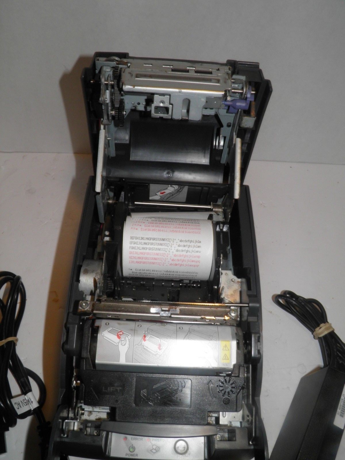 MICROS EPSON TM-U220B M188B Dot Matrix POS Receipt Printer IDN w Power Supply