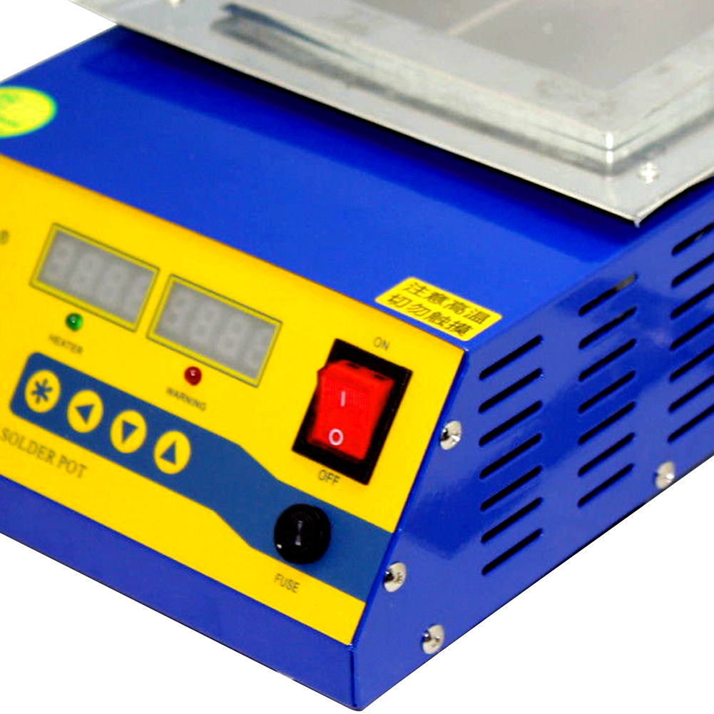 CM161 Lead-Free Titanium Alloy Solder Soldering Pot 1000W 397Lx205Wx120H 5.7kg