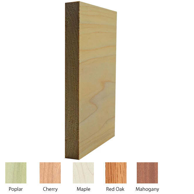 EWSS14 Square Stock Trim, 3/4″ x 7-1/4″ Unfinished Solid Hardwood