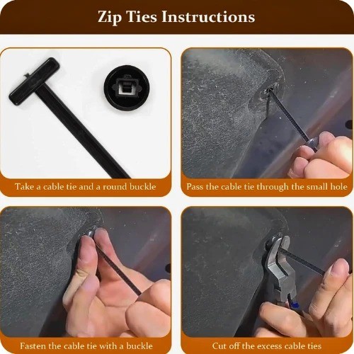 Heavy Duty Nylon Universal Cable Tie Buckle Self Locking Nylon Zip Ties Holder