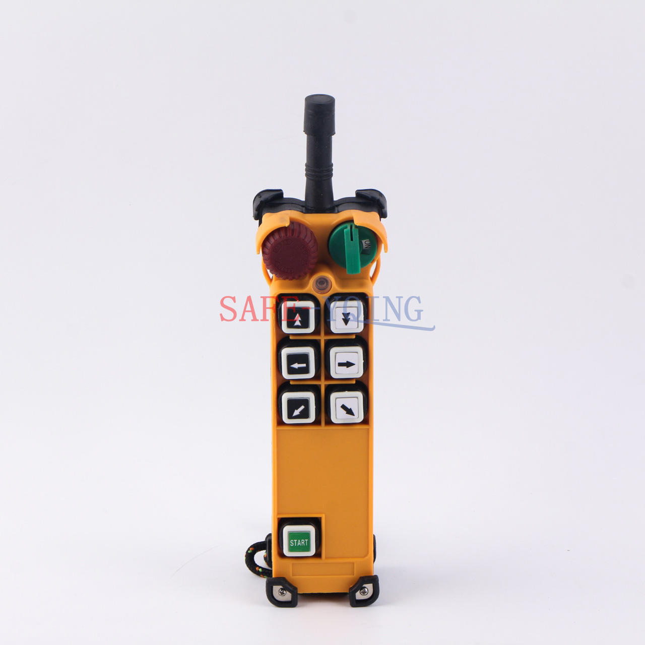 2 Emitter +1 Receiver Hoist Crane Radio Wireless Remote Control F24-6D 18~65V