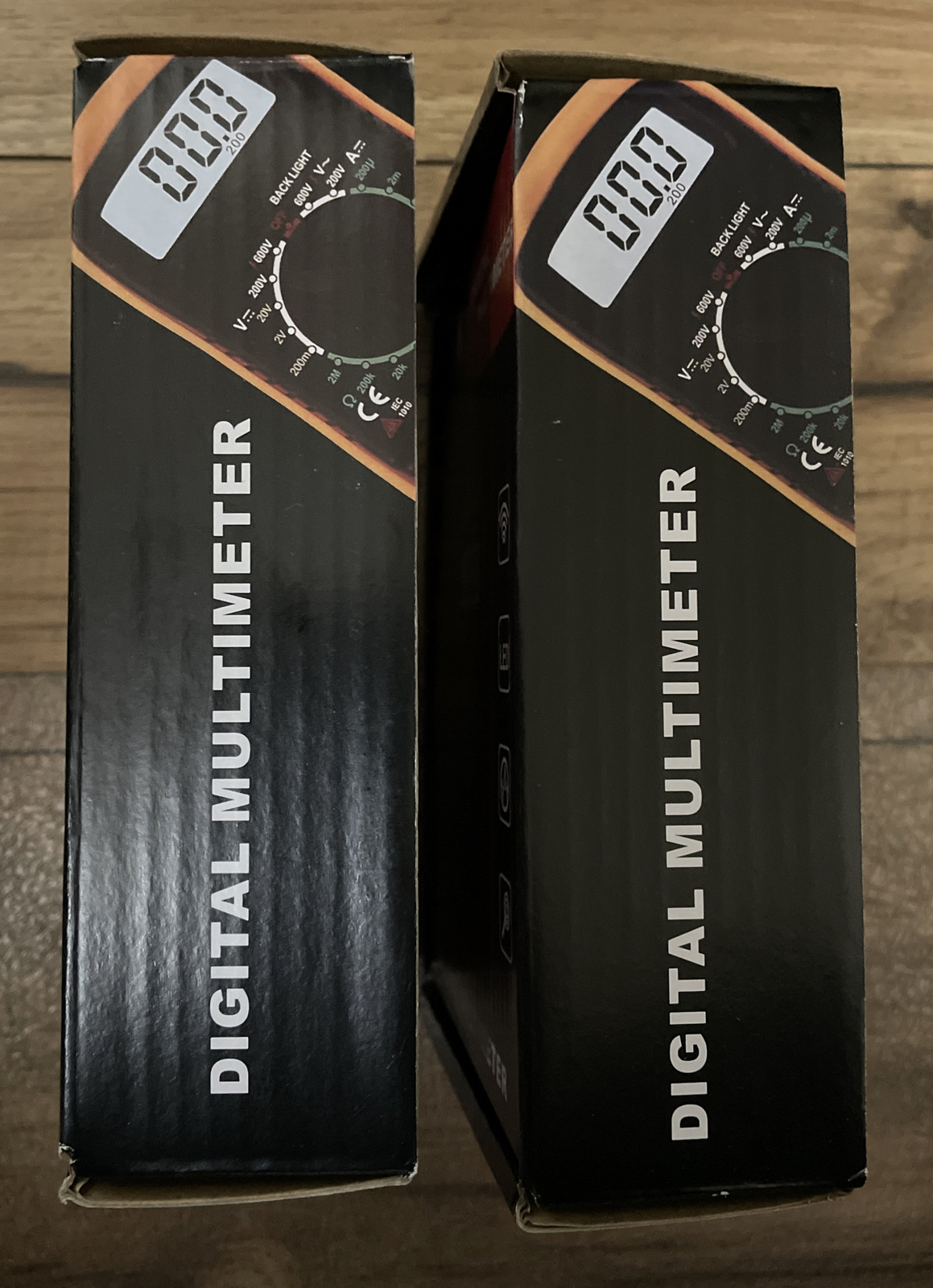 Digital Multimeter XL830L, AC DC Voltmeter Ohmmeter Voltage Tester – 2 Pack