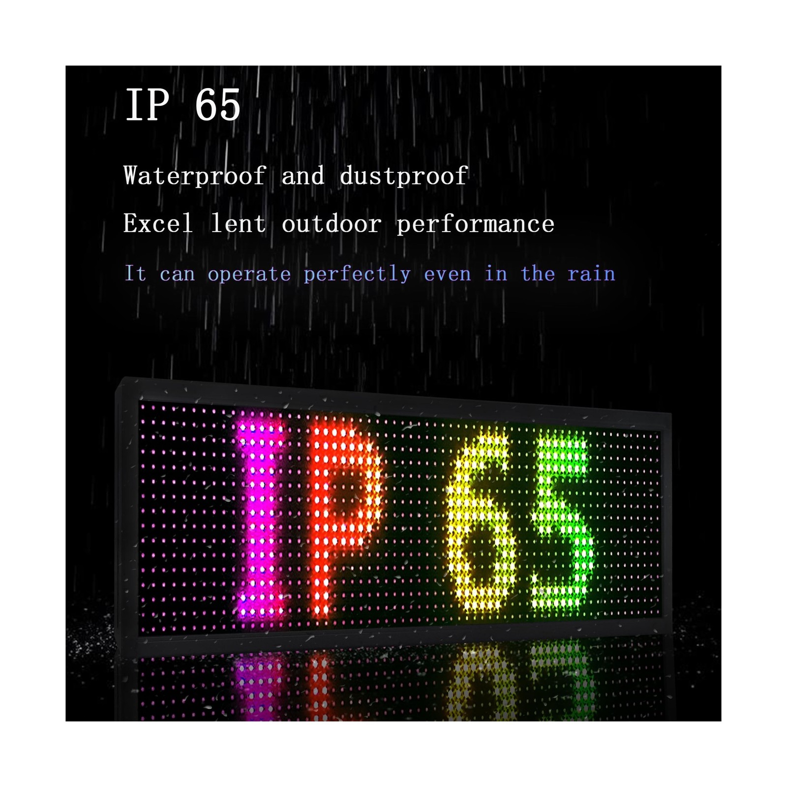 P10(26″ * 7″) Scrolling Led Sign Programmable Outdoor Digital Signs For Busin…