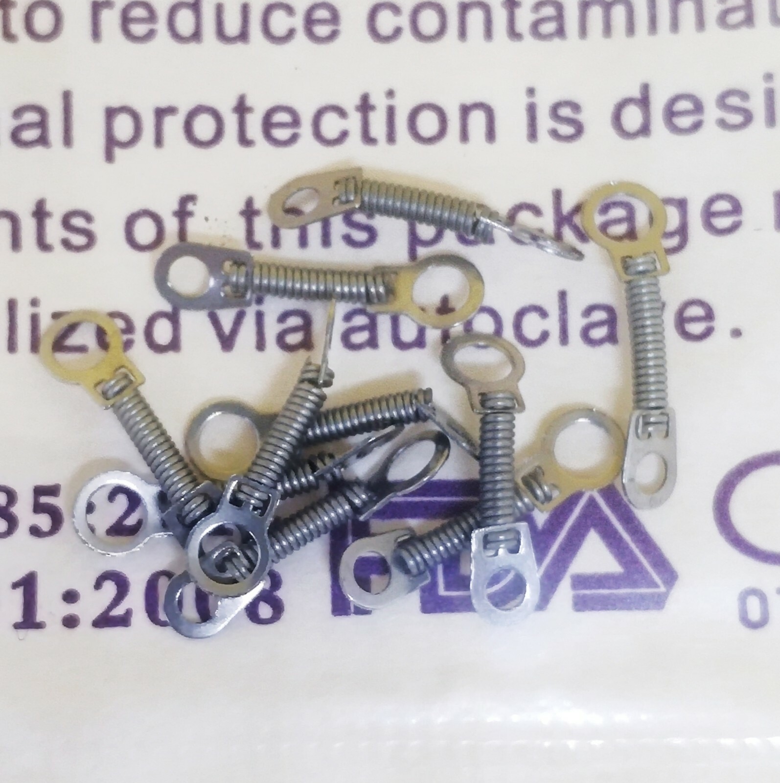 20 Packs Dental Closed Coil Spring Orthodontic Niti Alloy 012*6mm Medium Force