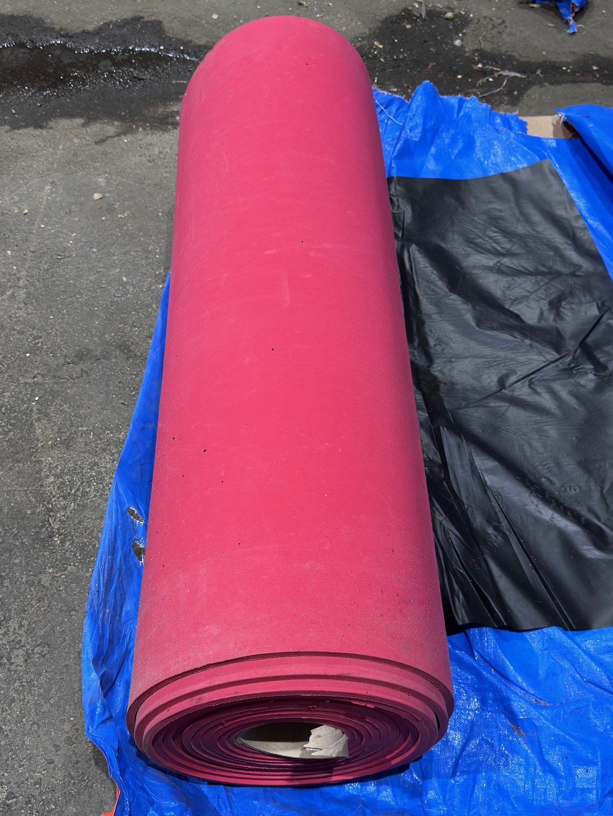 High Abrasion Resistant Rubber Roll – 49.6″ x 30′