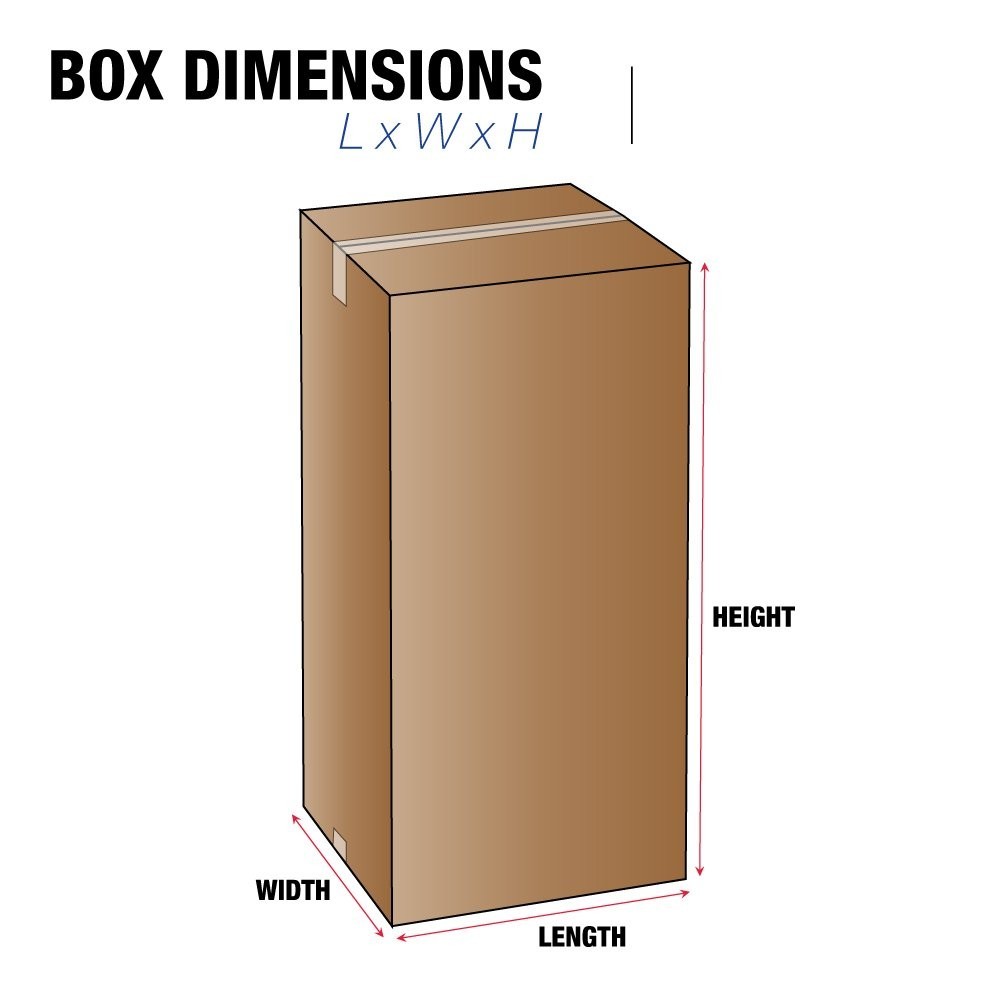 Large Shipping Boxes 6″x6″x48″ – 25-Pack Cardboard for Moving, Mailing, Packing