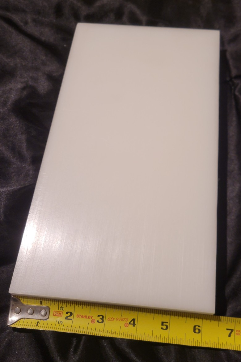 Natural Delrin 1 1/4 x 6 1/4 x 11 1/2″ (1.25 x 6.250 x 11.500) INV#X-79