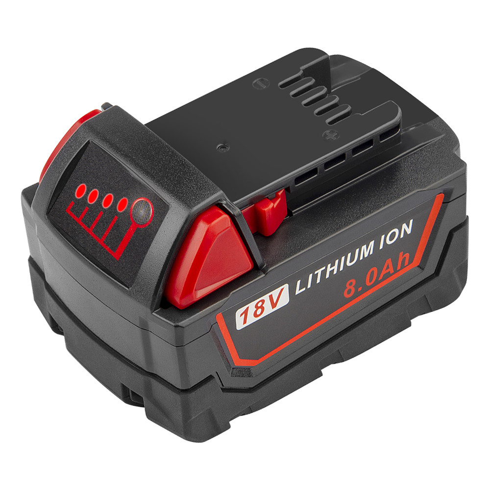 2PACK for M18 Battery Lithium Extended Capacity 8.0Ah For Milwaukee