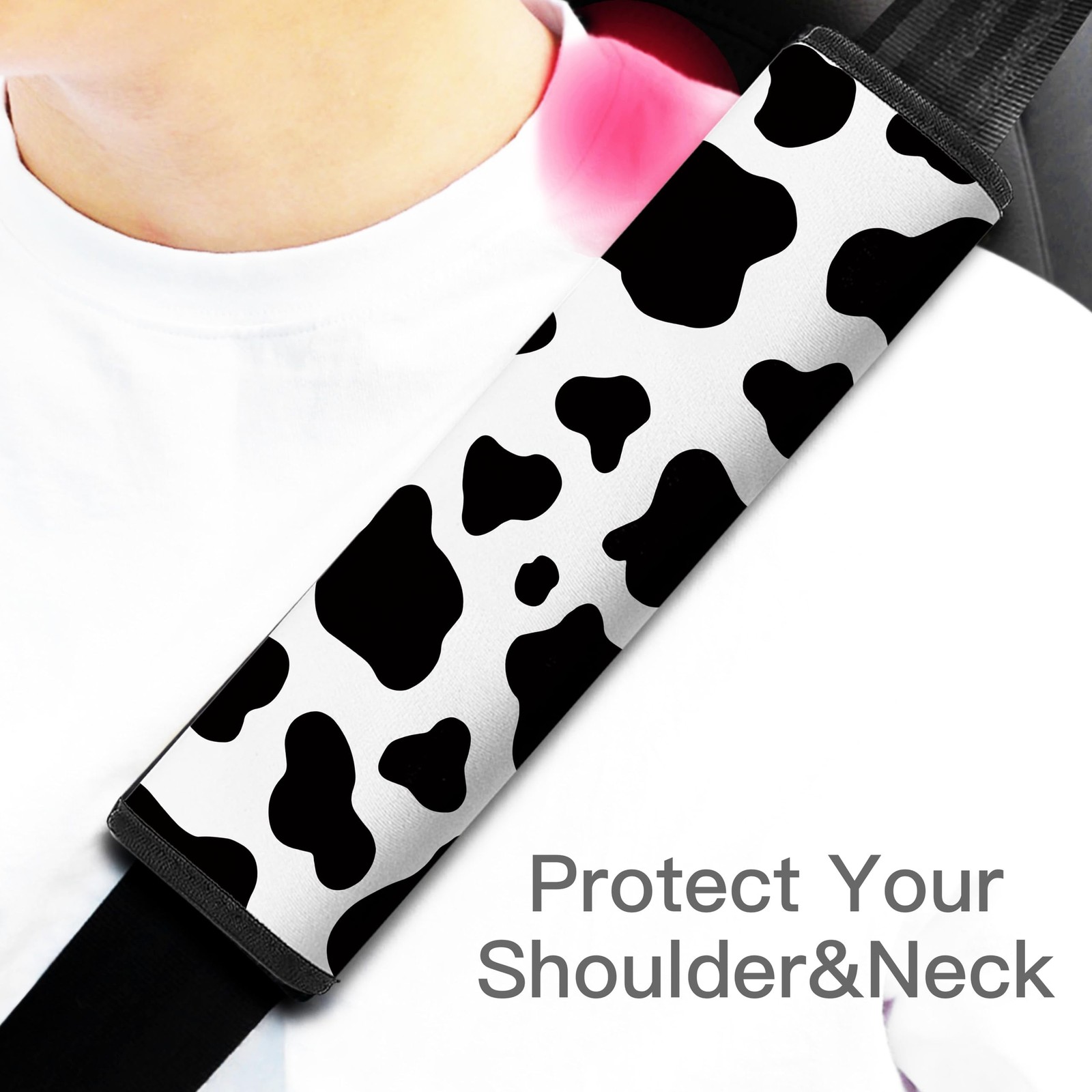 Car Seat Belt Pad Cover, 4-Pack Soft Car Safety Seat Belt Strap Shoulder Pad …