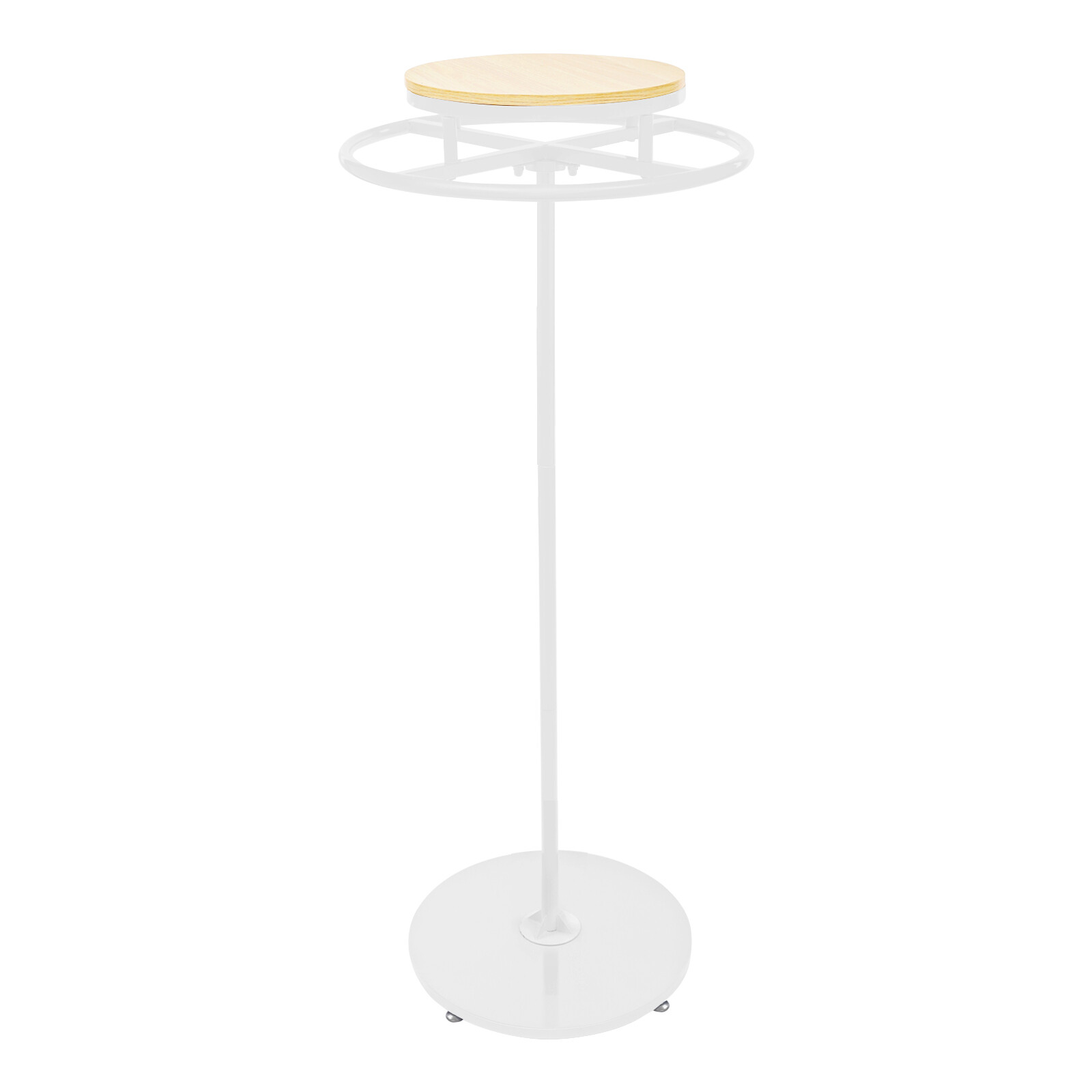 360° Rotatable Clothing Display Rack 55.1in Round Clothing Rack Free Standing US