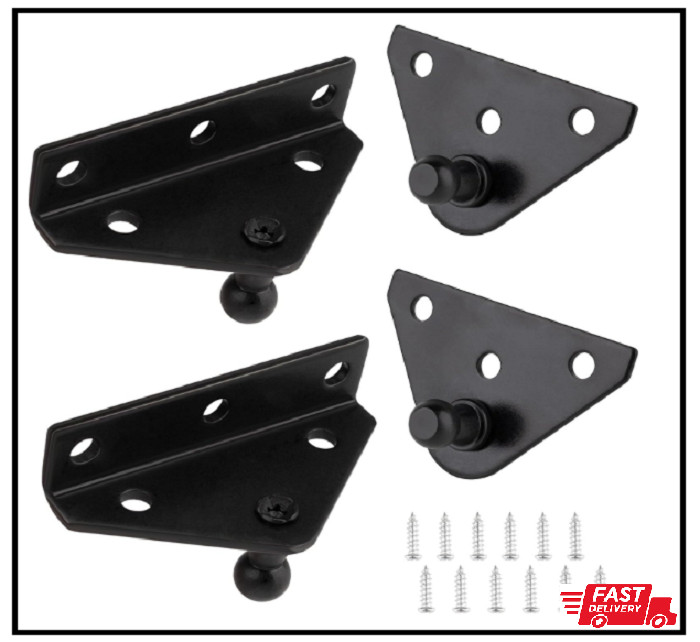 10mm Ball Stud Mounting Brackets for Gas Struts, Lift Supports, Shocks – Set of