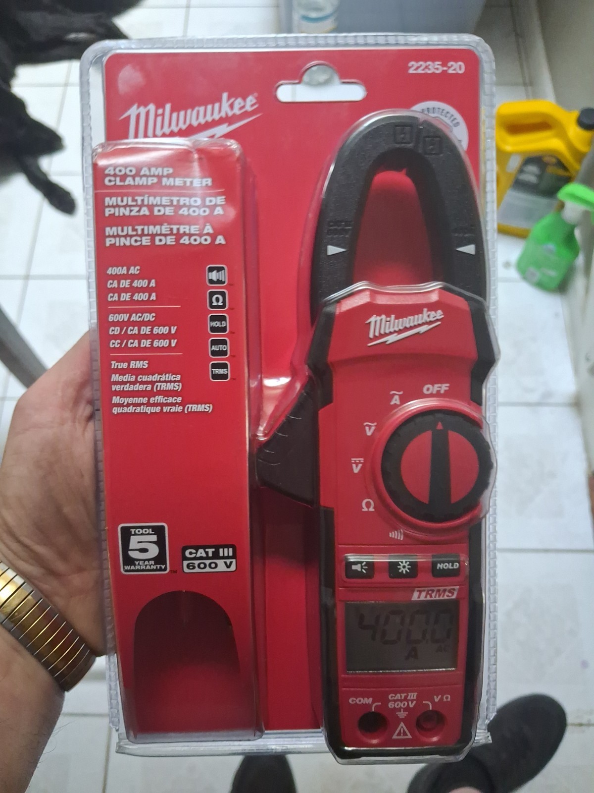 Milwaukee 223520 400 Amp Clamp Meter