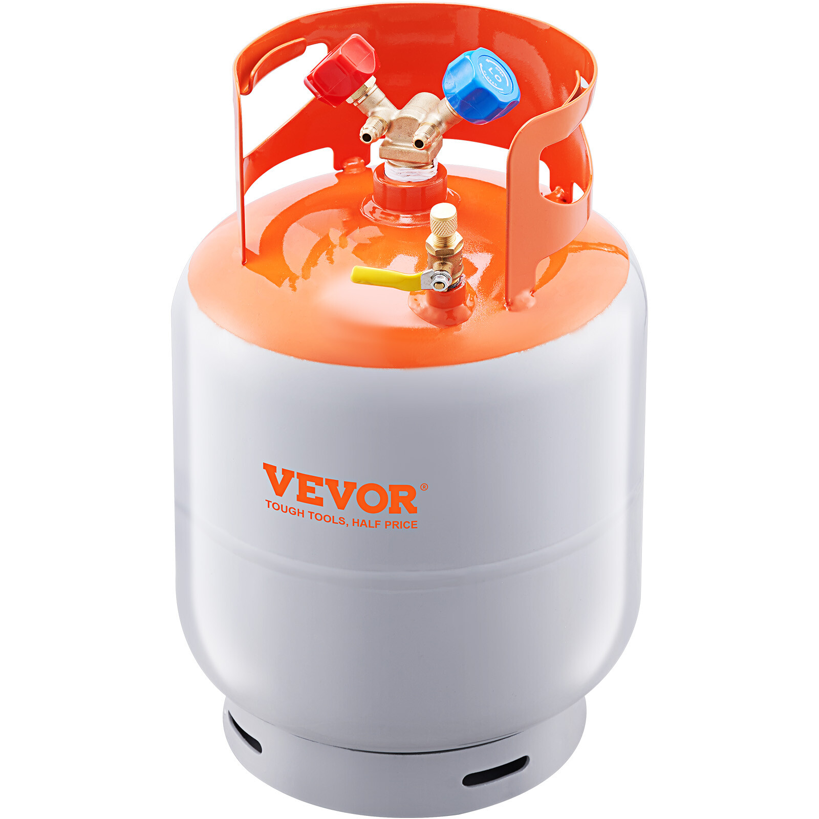 VEVOR Refrigerant Recovery Reclaim 30 LBS Cylinder Tank 400 PSI Liquid Y Valve
