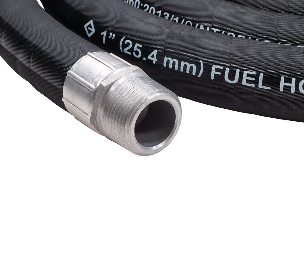 1″Fuel Transfer Hose 20FT for Diesel, Gasoline, Kerosene & Petroleum-Based Fluid