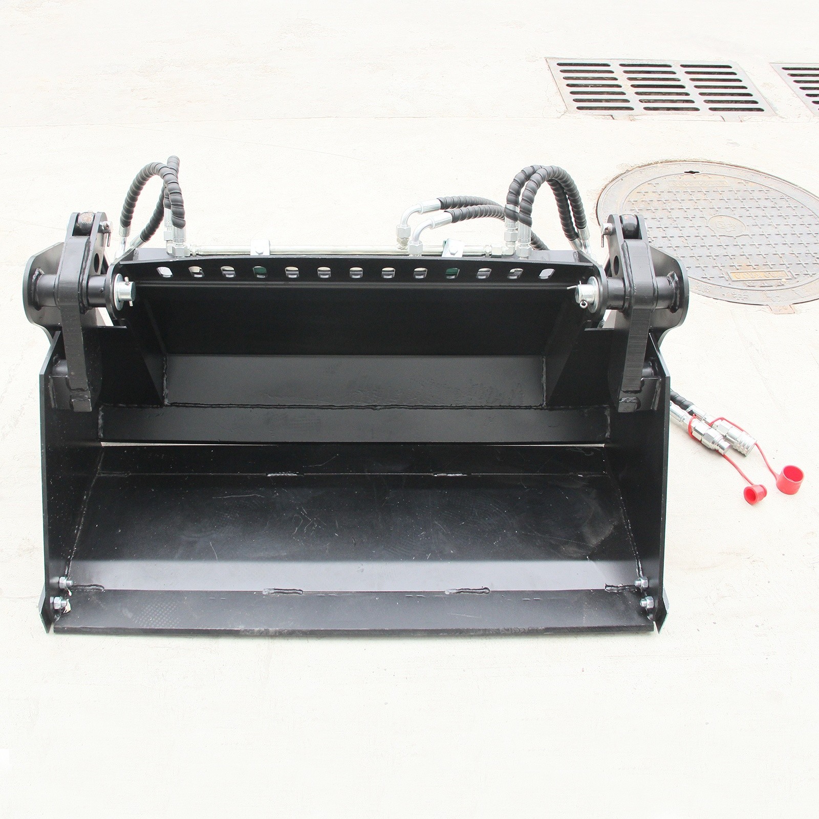 4-in-1 Combination Hydraulic Bucket Fits Mini Skid Steer Loader FREE SHIPPING