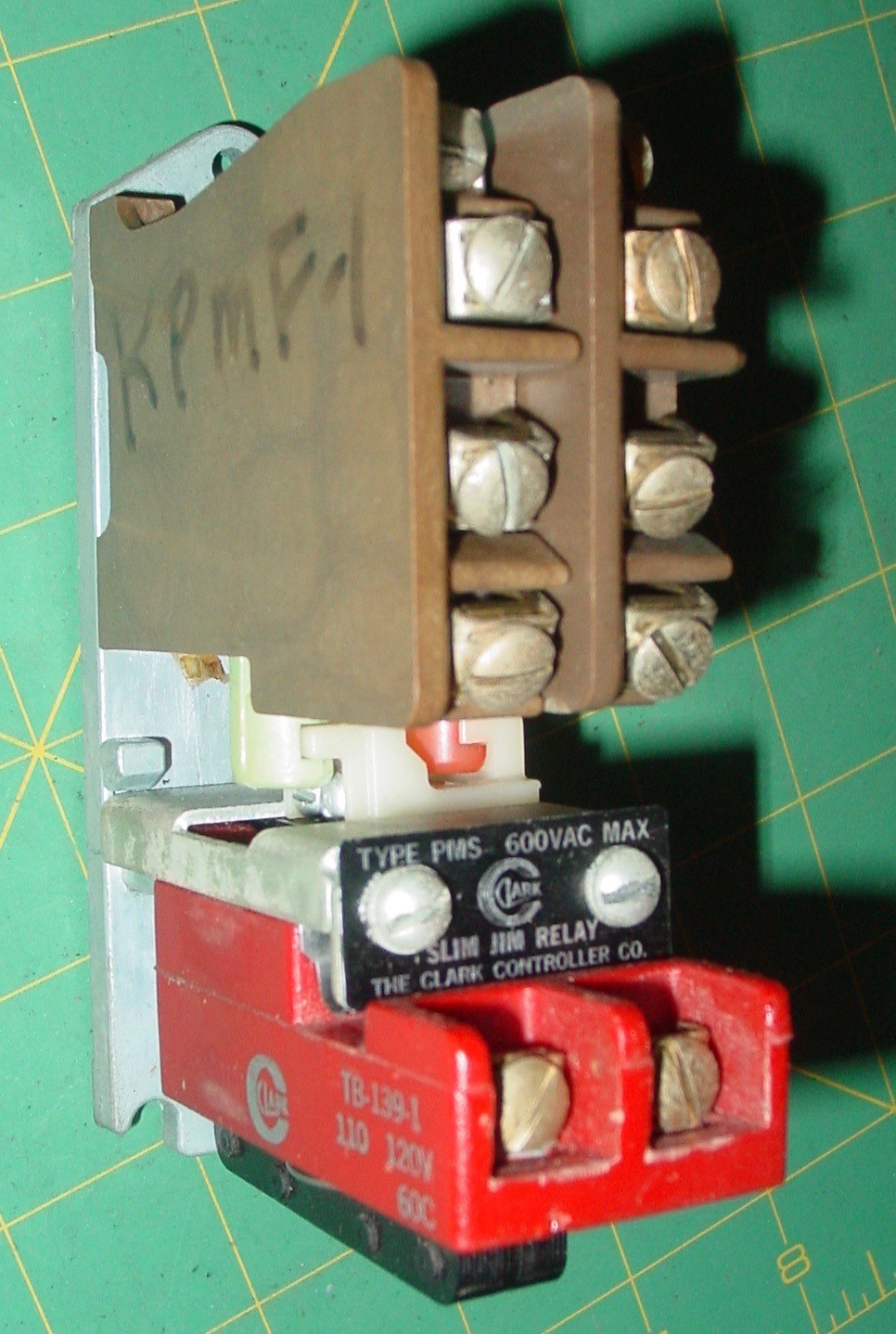Clark Control 7305 TYPE PMS SLIM JIM RELAY TB-139-1 Untested Spare Parts Supply