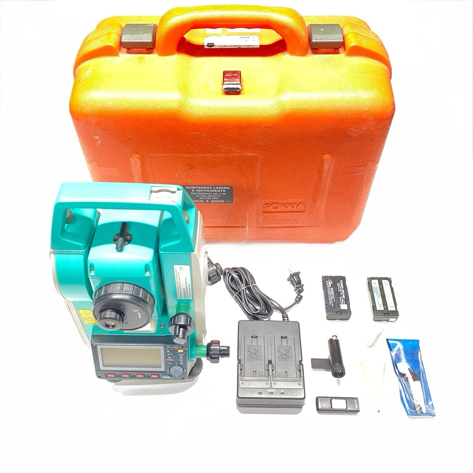 Sokkia SET630R Reflectorless Total Station W/ 2 Batteries, Case, Charger, Tools