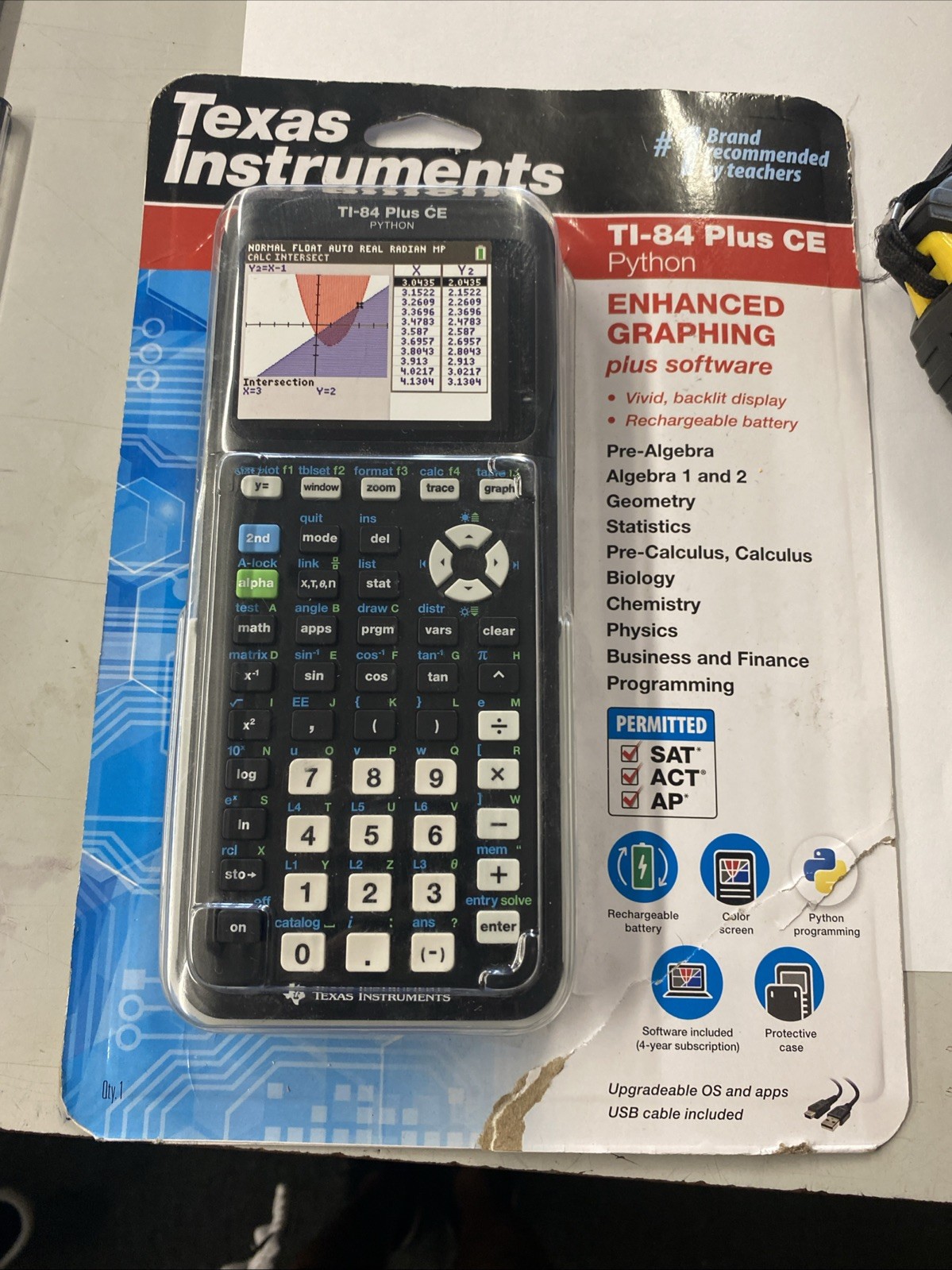 Texas Instruments TI-84 Plus CE Python Calculator (BLACK) 8975PythonOB