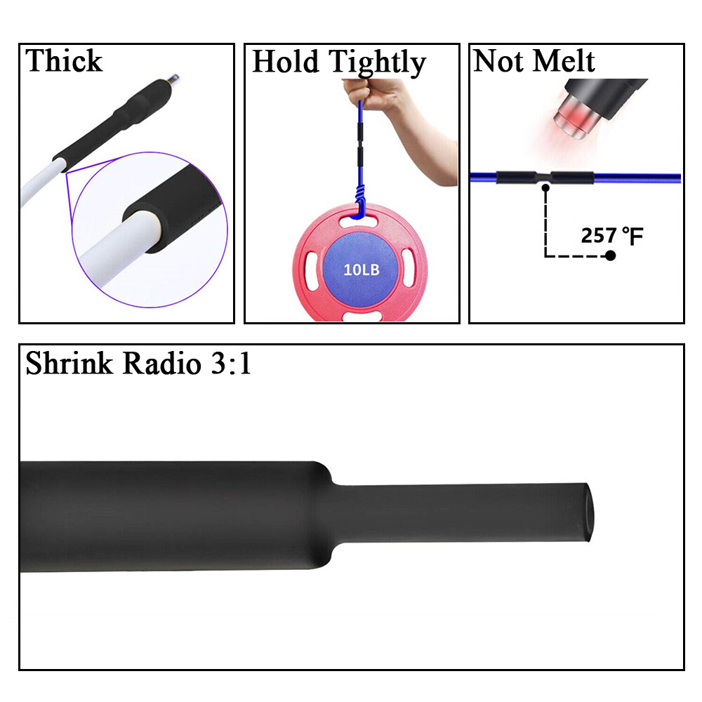 3:1 Heat Shrink Tubing Tube Glue Waterproof Dual Wall Wires Wrap (LARGE SIZES)