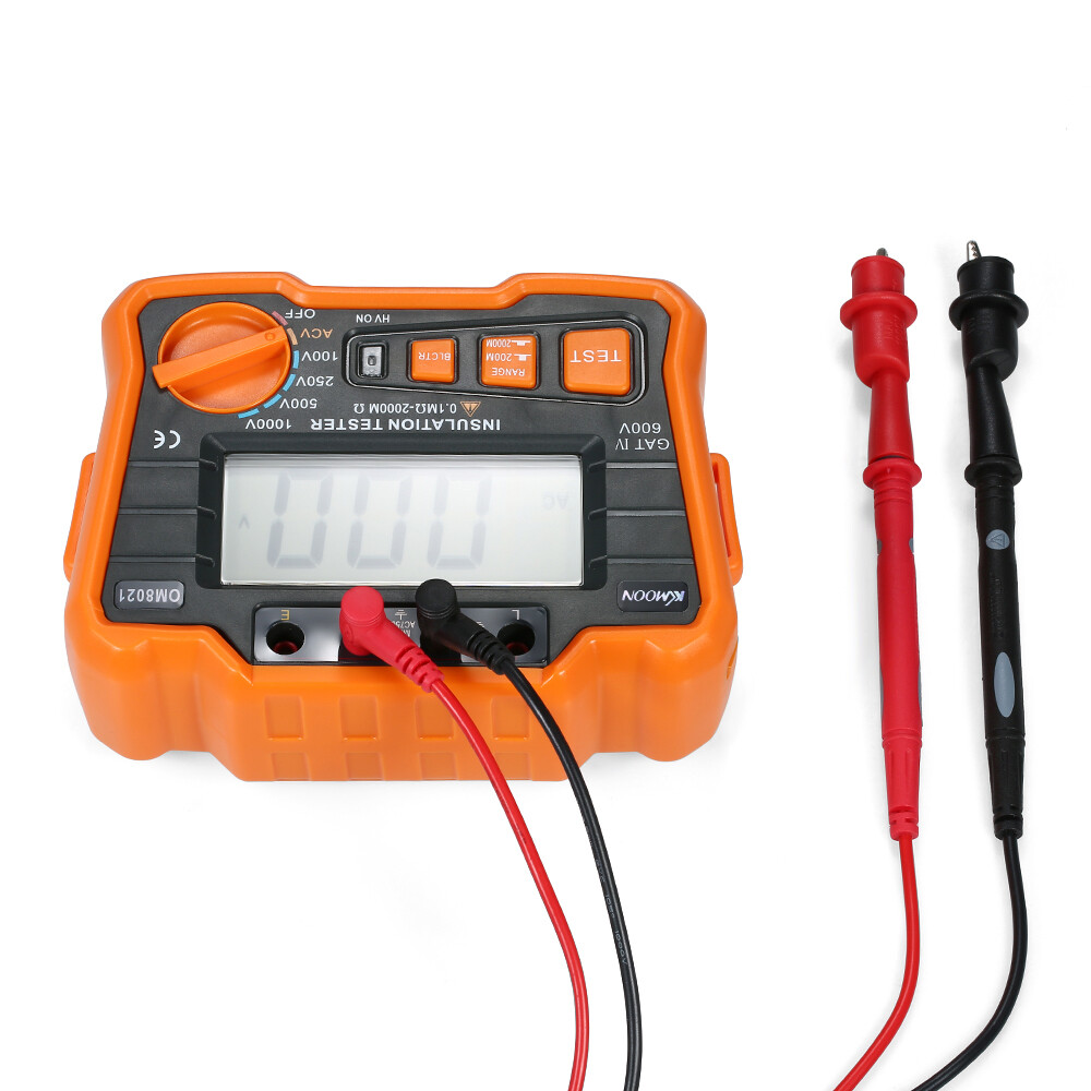 KKmoon Insulation Resistance Tester Meter 1000V Ground Megger Megohmmeter T6J5
