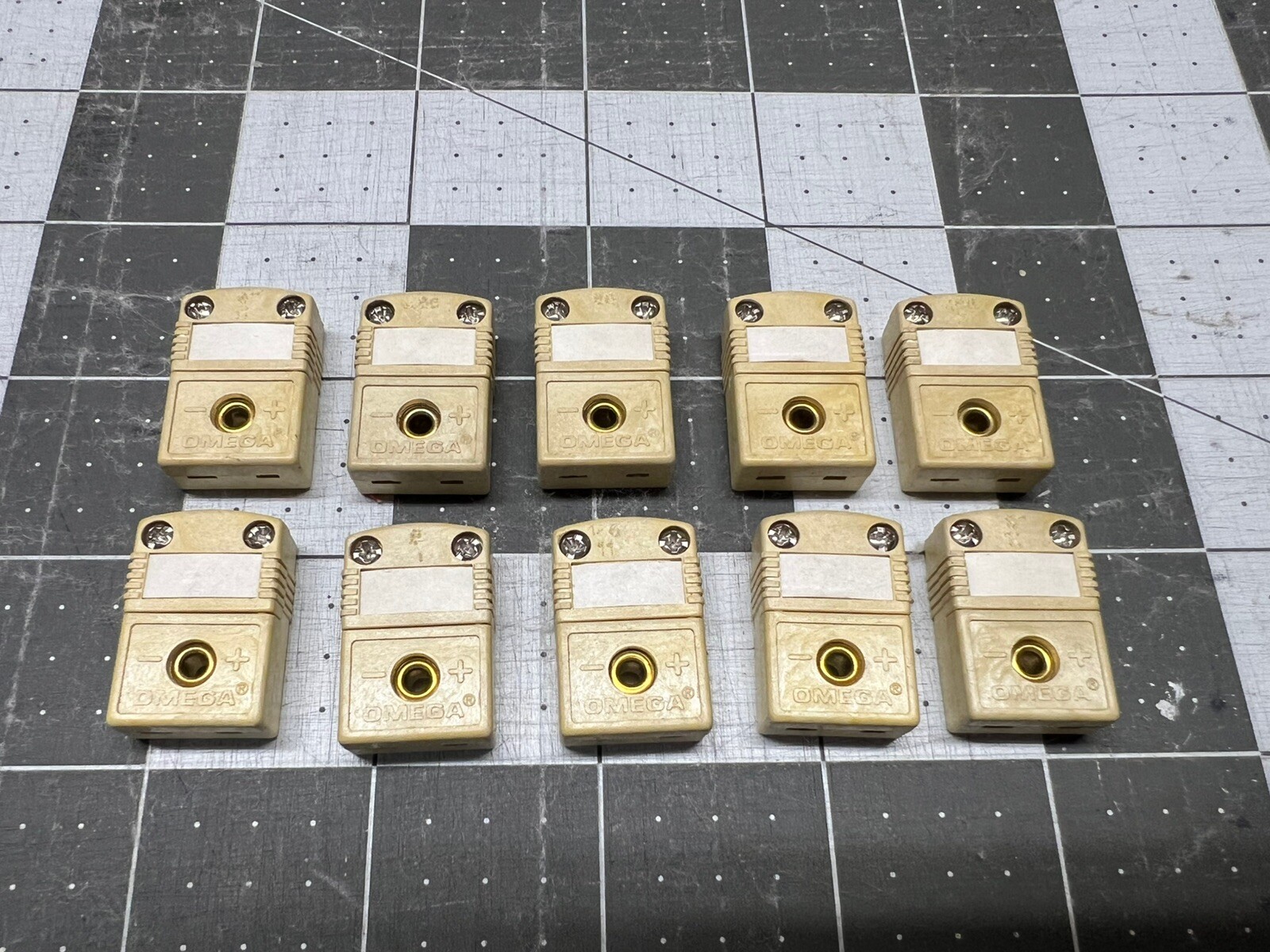 HMPW-K-F Type K Mini Thermocouple Connector, Omega Female BRAND NEW LOT OF 10