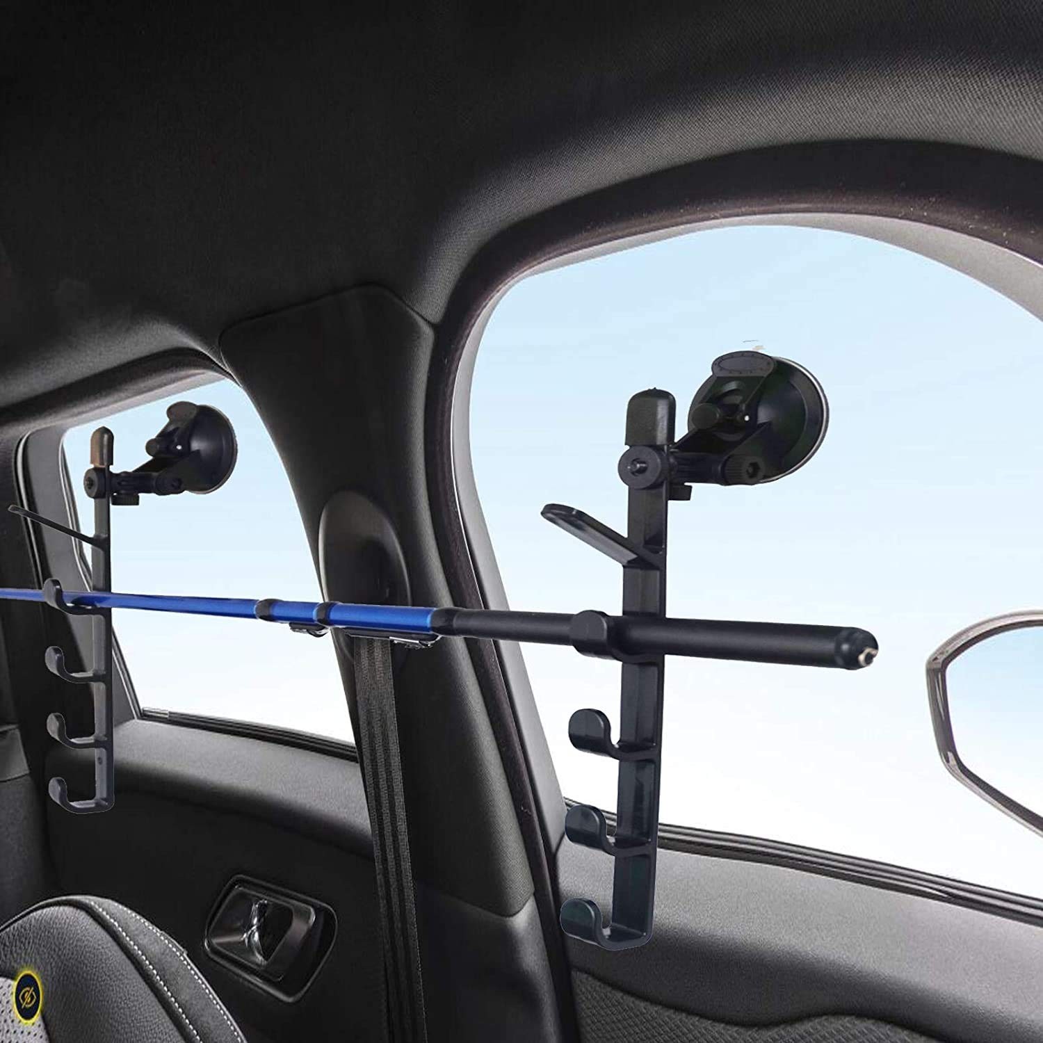 Adjustable Fishing Pole Rack & Holder – Vehicle & Boat Storage for Car, Truck, S
