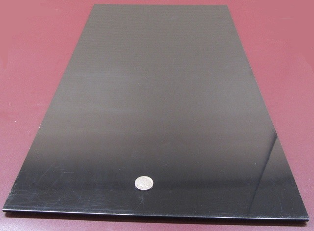 Nylon 6/6 Extruded Sheet Black (3/16″) – .188″ x 12″ x 24″