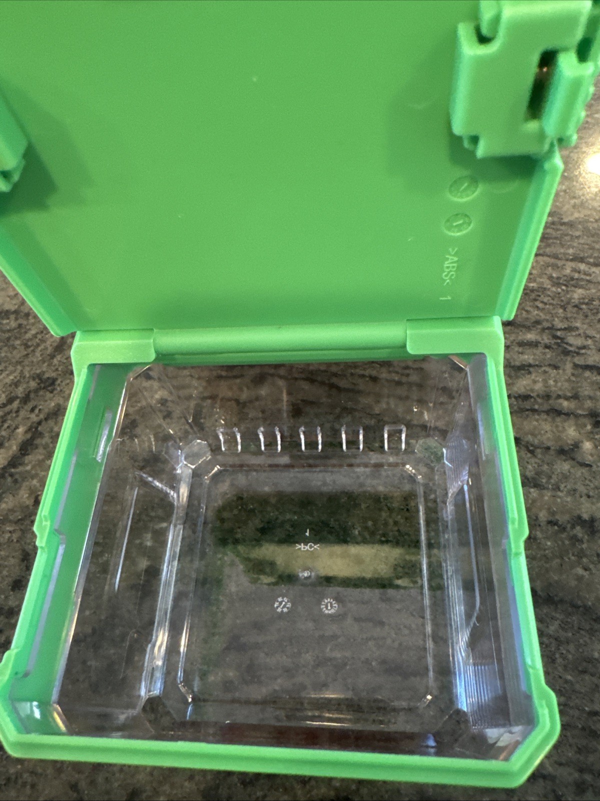 Snap On magnate magnetic parts jar 4x4x3 new in box green