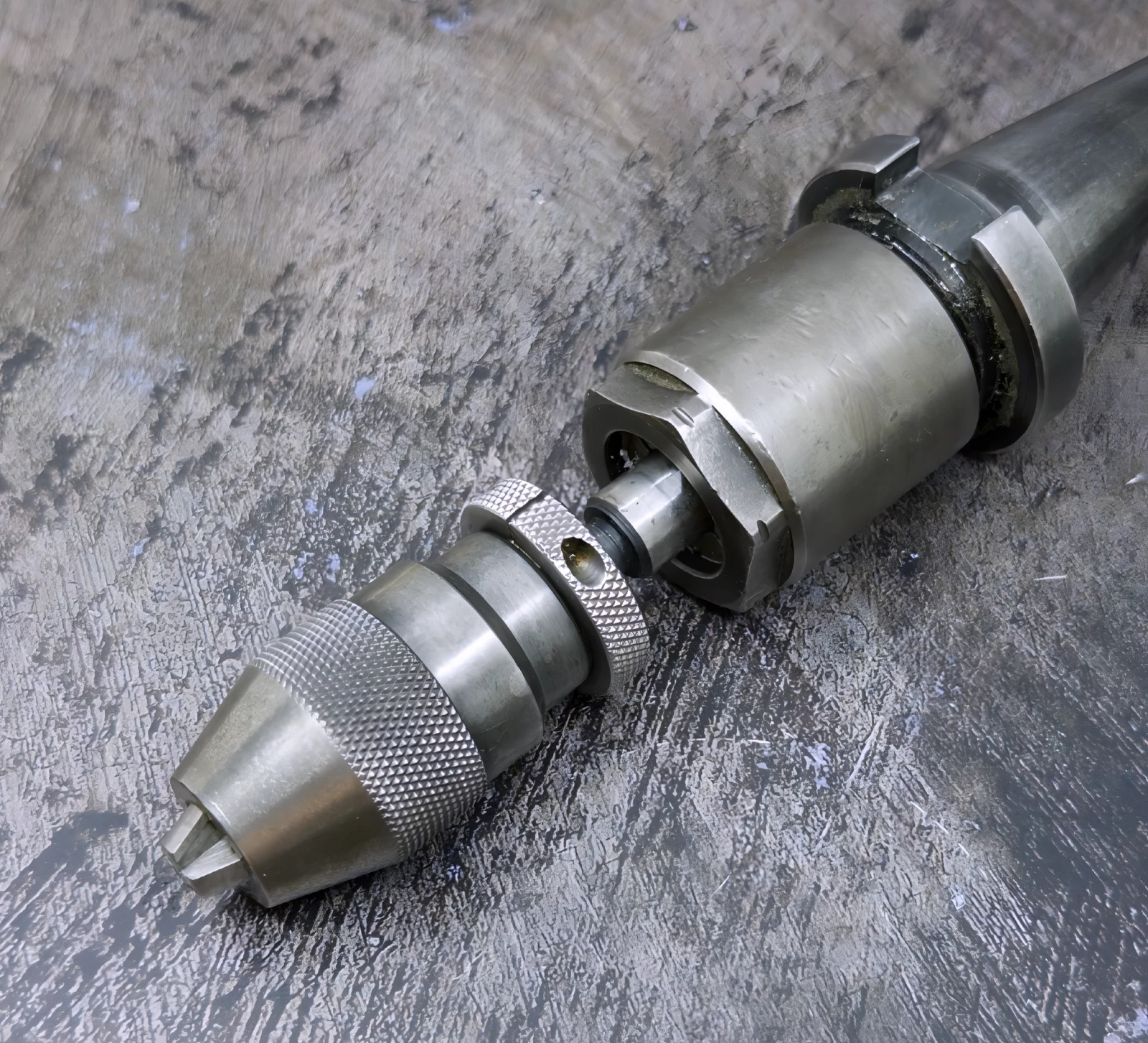 ALBRECHT KEYLESS DRILL CHUCK – 0 to 5/16″ + PARLEC QC30 DA180 COLLET CHUCK