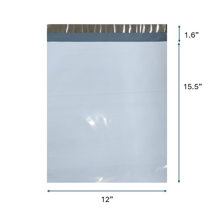 12″x15.5″ Poly mailers, shipping envelopes, mailing bags Extra strong 2.5Mil