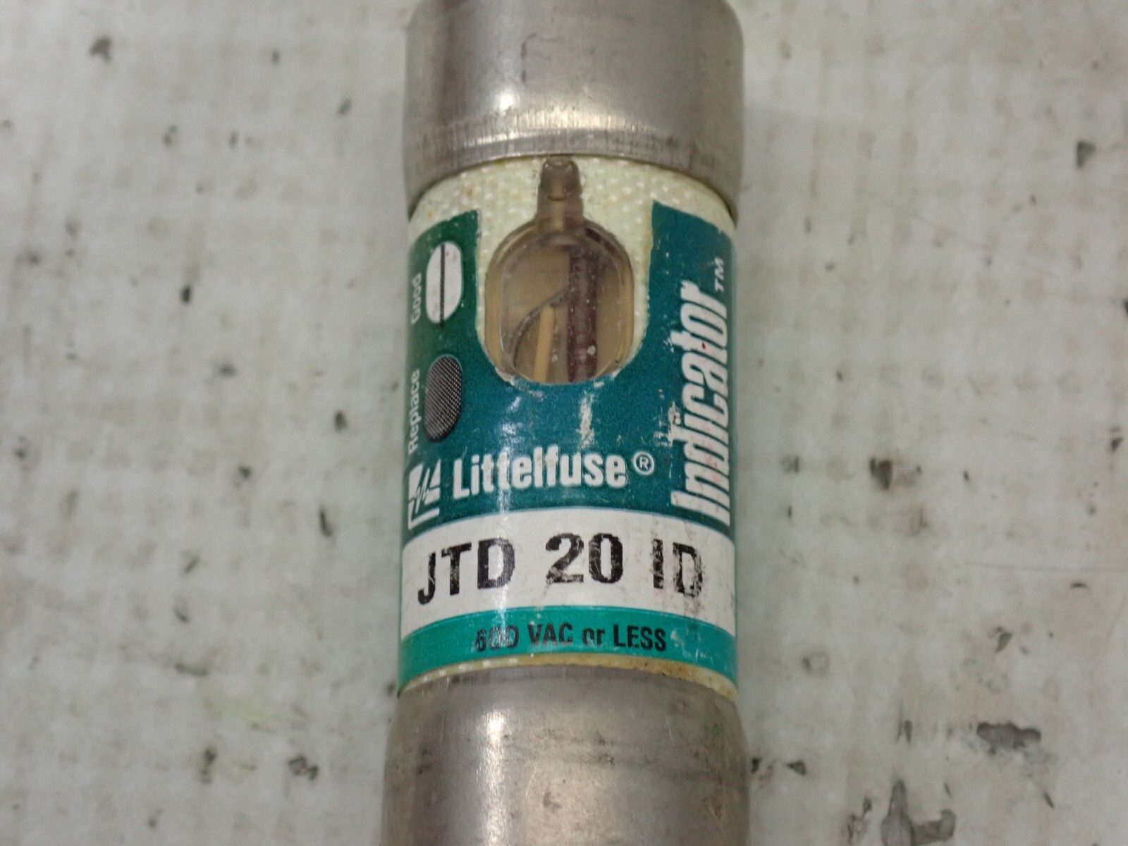 Littlefuse JTD20ID 600 VAC 20 Amp Indicator Fuse Lot of 4