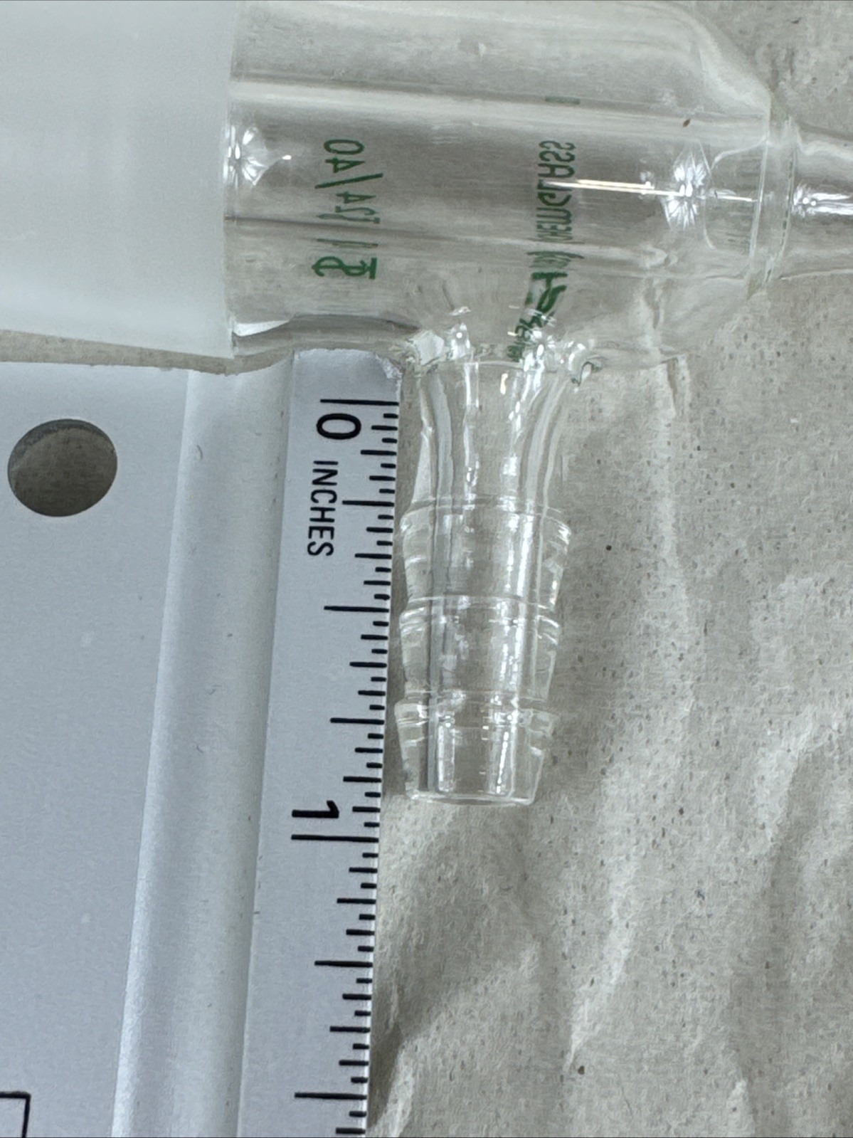 Chemglass CG-1049-A-24 Luer Adapter 24/40 Joint Brand New