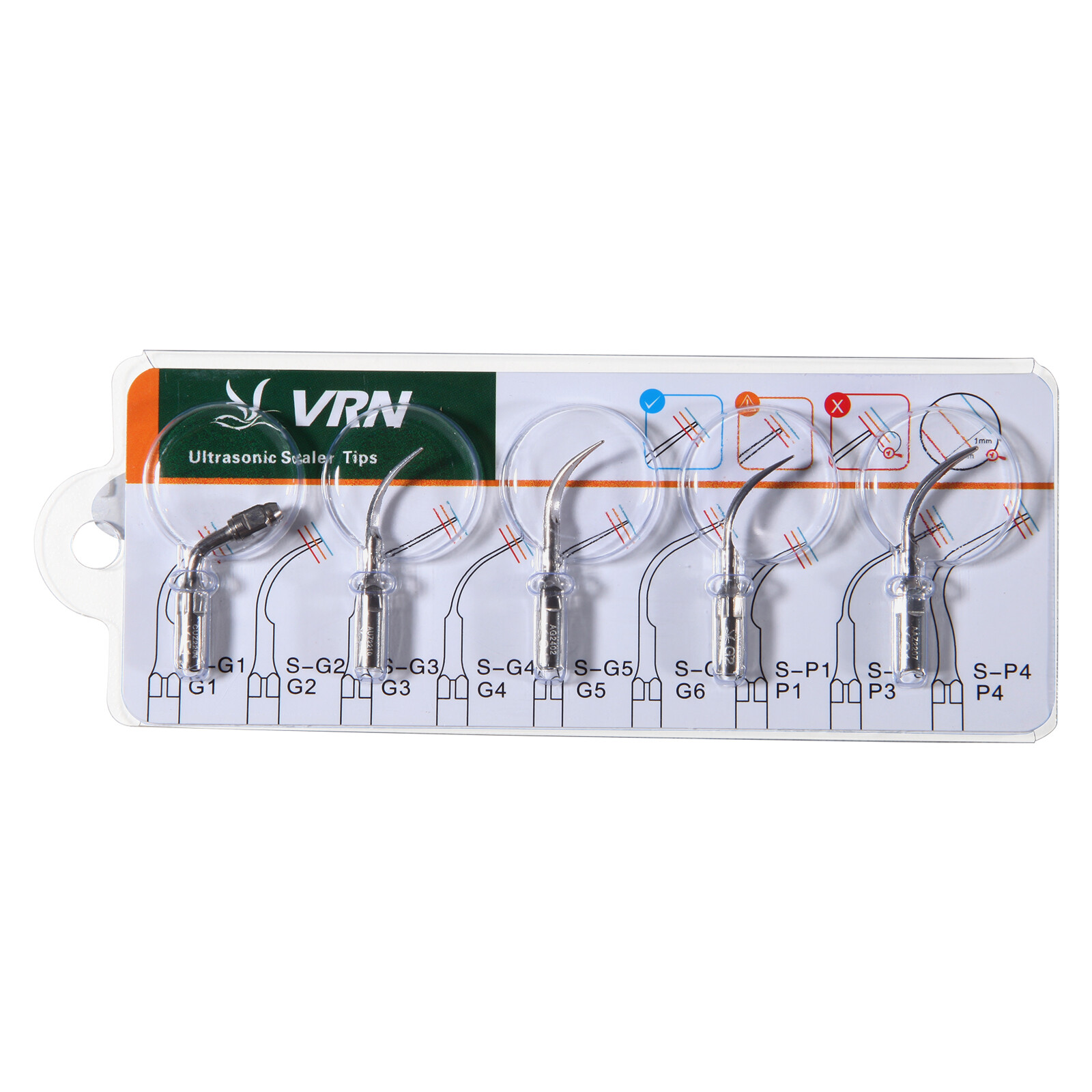 Ultrasonic Piezo Dental Scaler +LED Detachable Handpiece+5Tips fit EMS VRN-K08DL