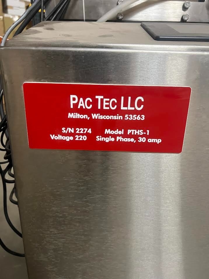 Pac Tec PTHS-1 Stand Alone Semi Automatic Tray Heat Seal