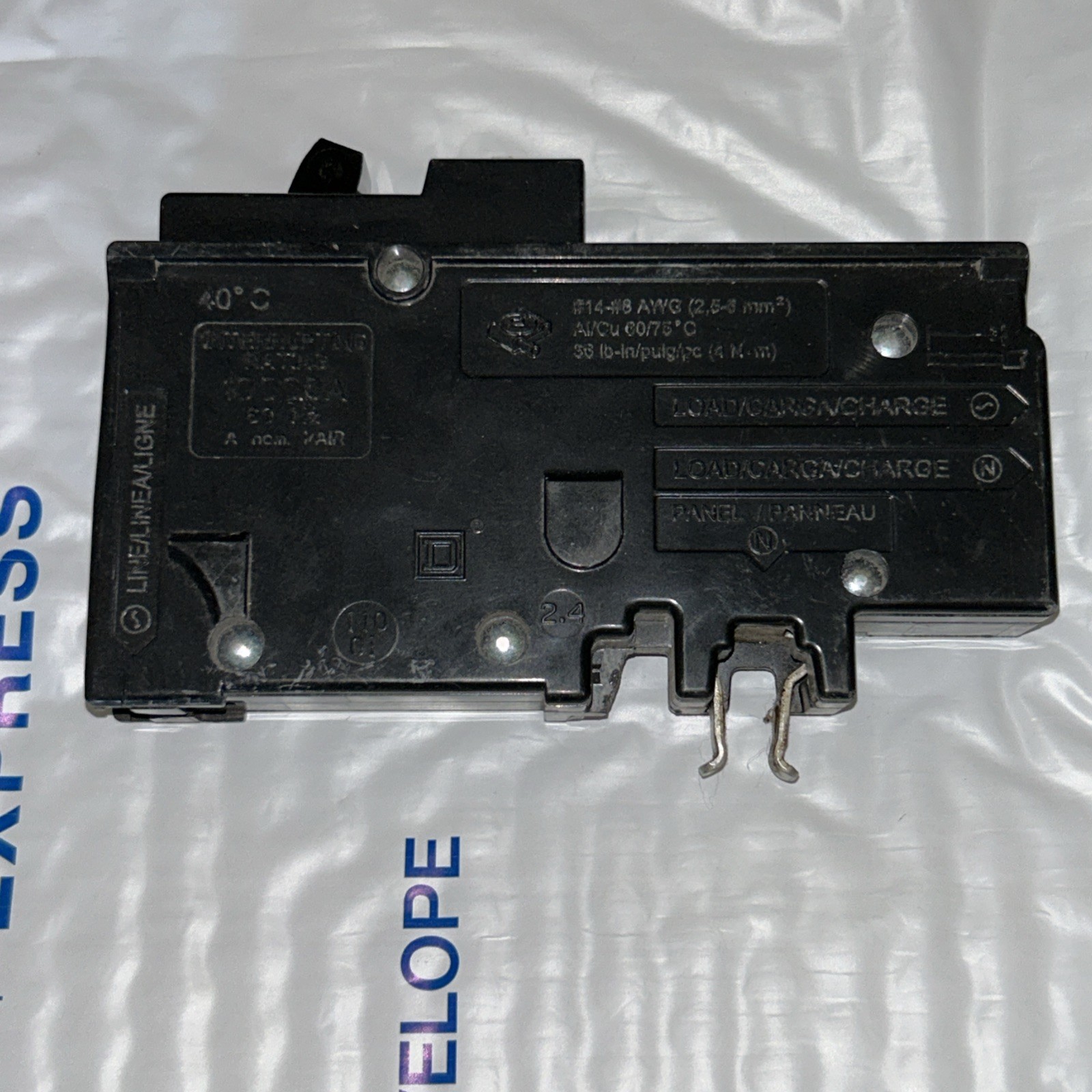x1 – Square D HOM120PCAFI 20A 120V 1 Pole AFCI Combo Arc Fault Breaker NICE!