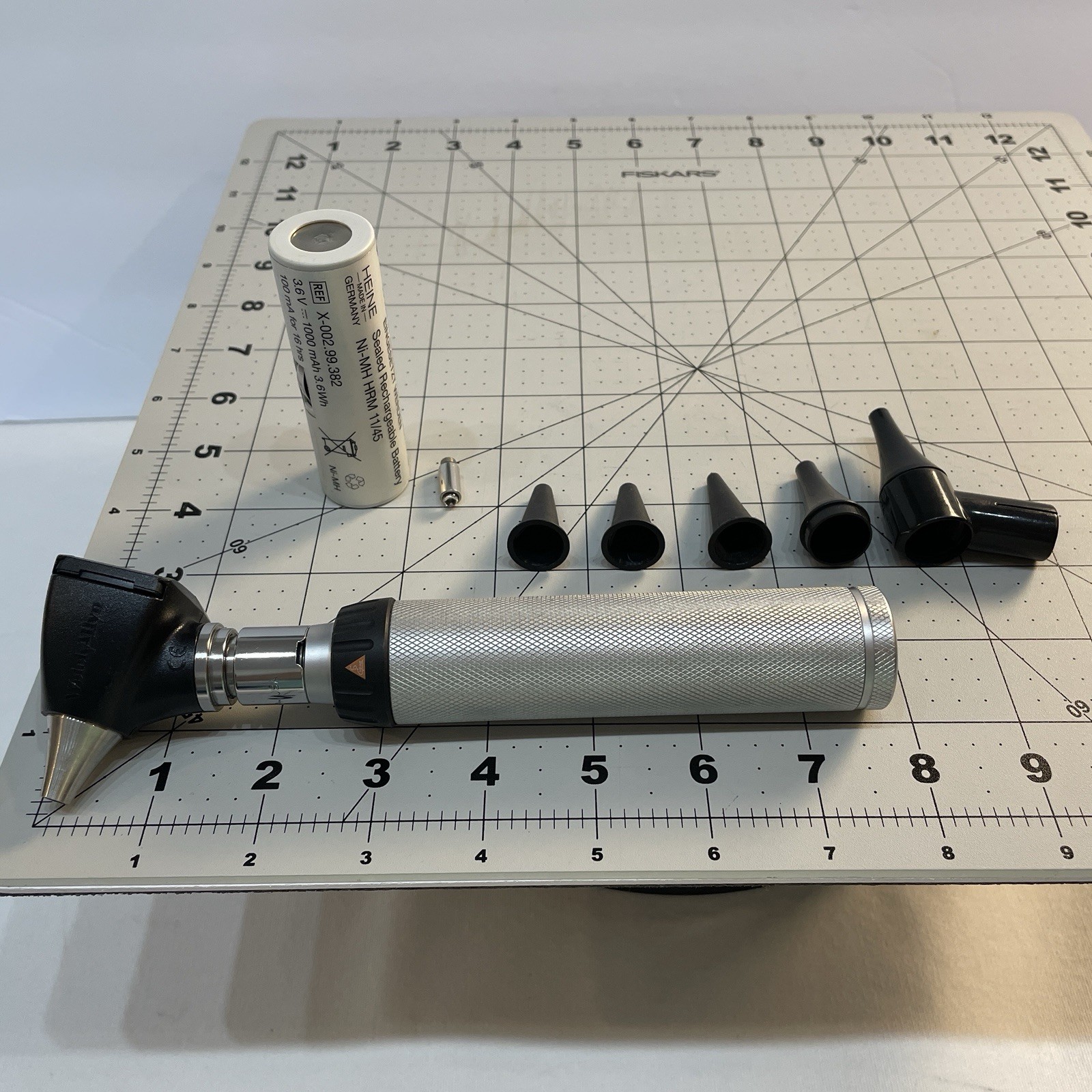 HEINE BETA Welch Allyn Otoscope Rechargeable Handle Set -AS IS Untested-Parts