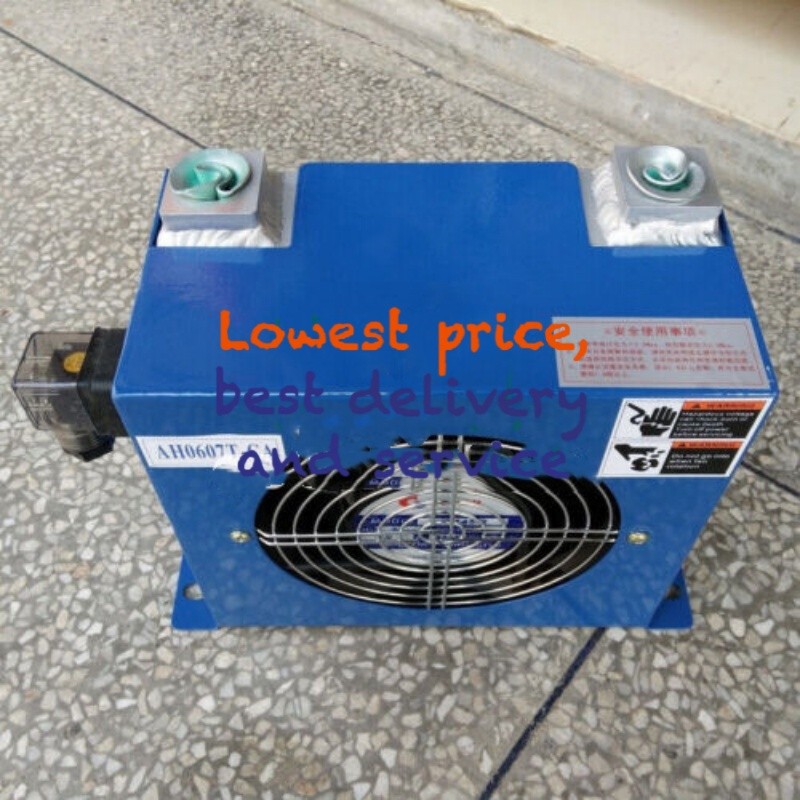 1PC AH0607T-CA New Hydraulic Air Cooler Oil Radiator G3/4 Blue Fast Shipping