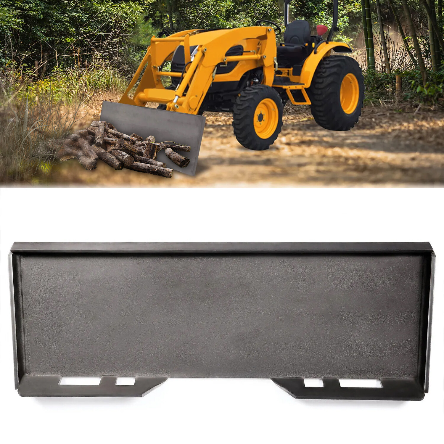 5/16″ Thick Steel Skid Steer Mount Plate Adapter Loader Quick Tach Attachment