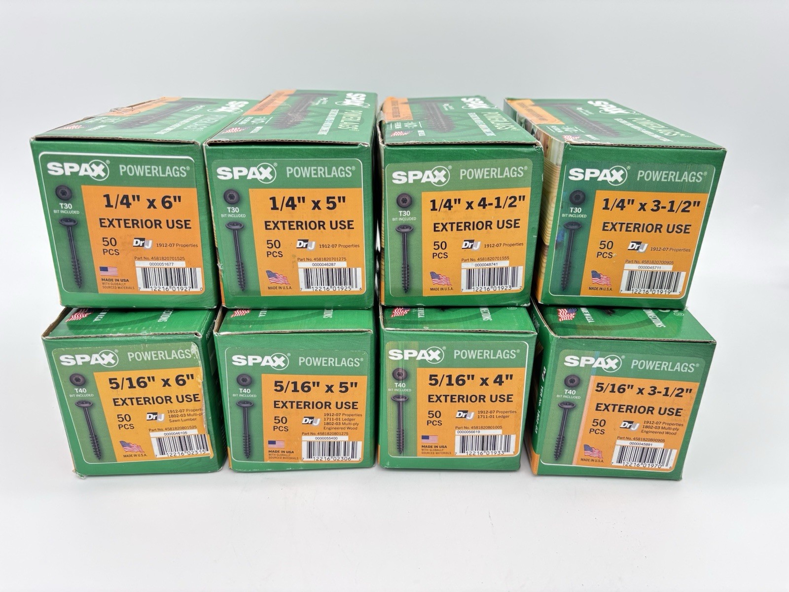 (Pick Size) SPAX Power Lag Structural Exterior Construction Washer Screw 50 qty