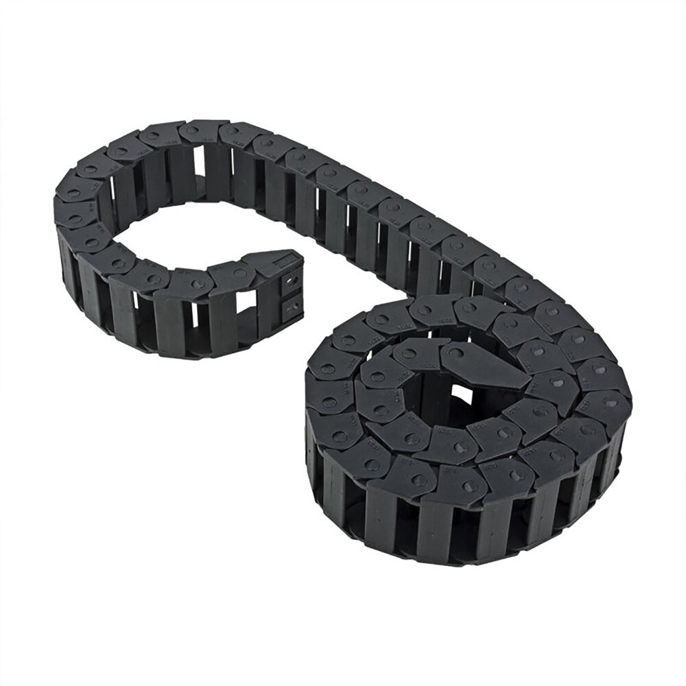 2PCS R28/R38/R55 Drag Chain Wire Carrier Plastic Semi Close/Open Type Cable 1M