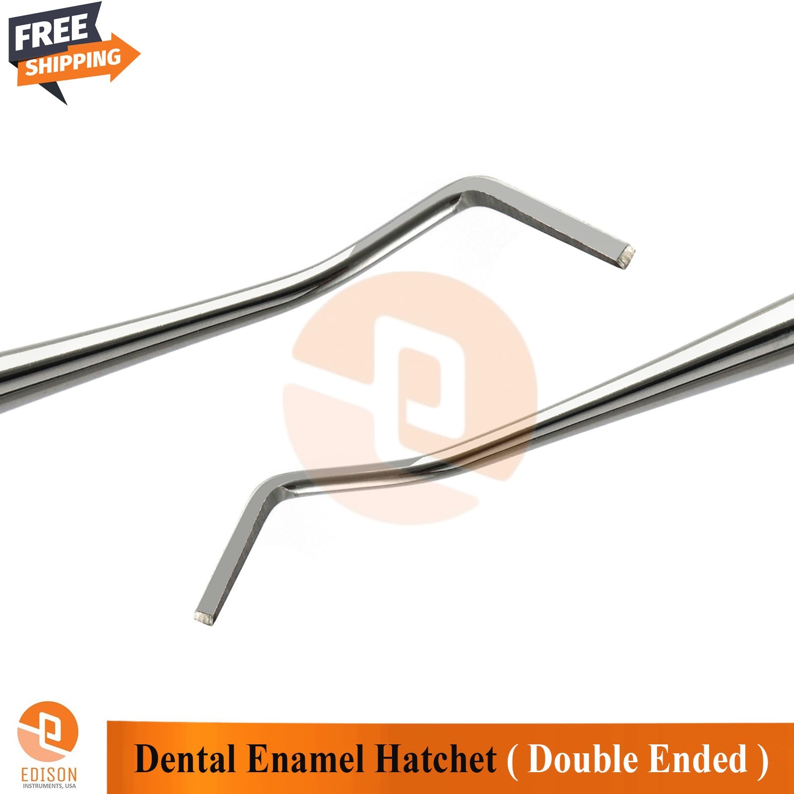 Double Ended Dental Enamel Hatchet Trimmer Preparation Restorative Instrument
