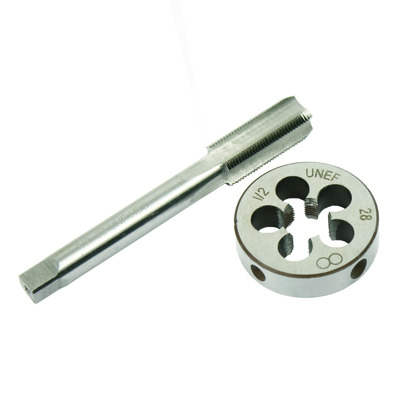 1/2″-28 Tap and Die Set Gunsmithing UNF HSS 1/2″ x 28 22LR 223 5.56 9mm