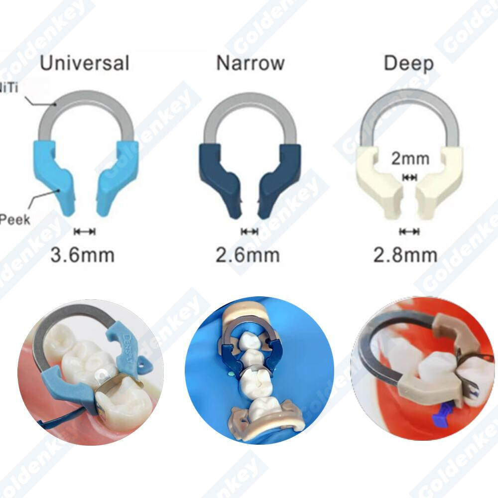 Dental Matrix Bands Ring Sectional Matrice Clamp Fit Garrison Palodent V3 System