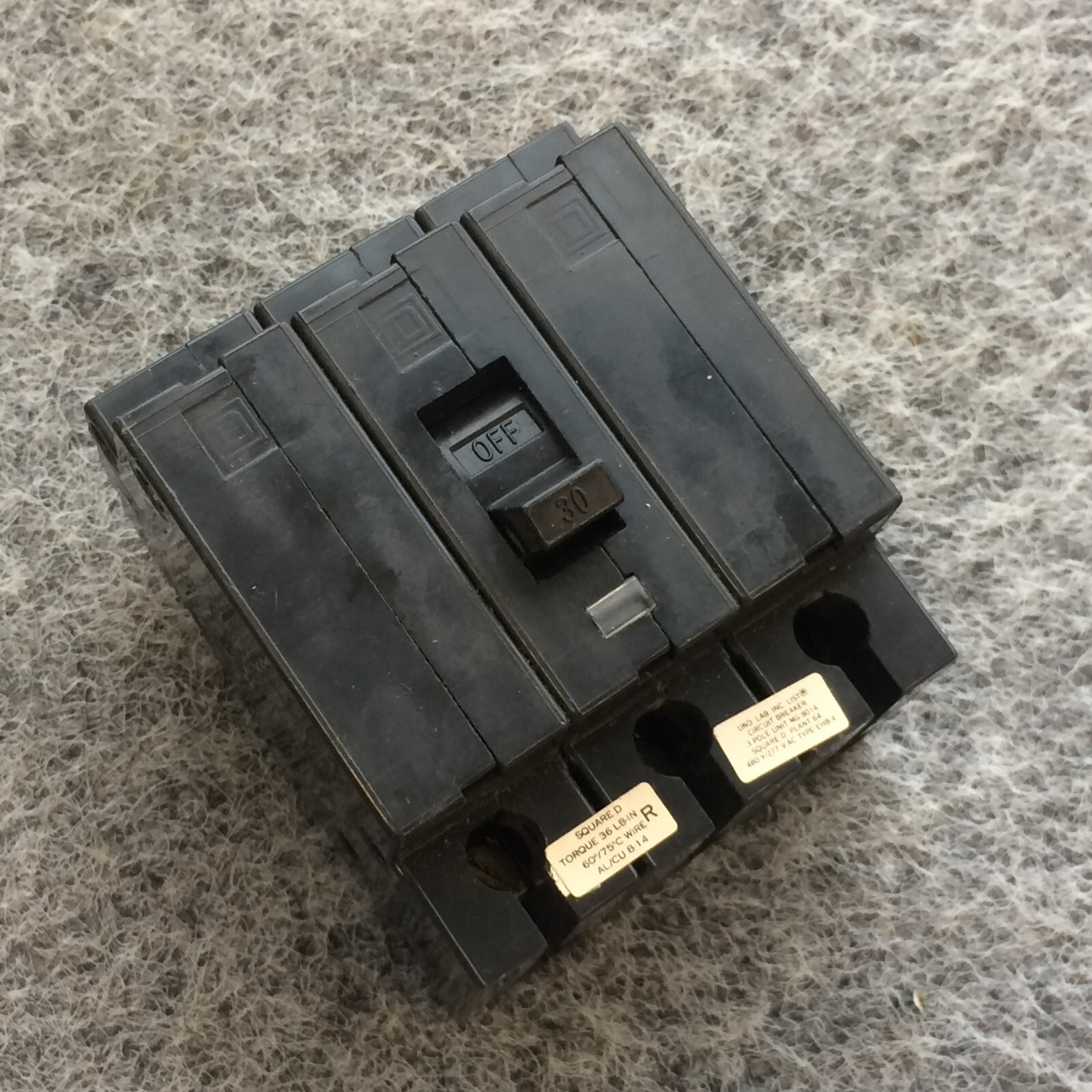 NOS Square D EHB34030 3 Pole Circuit Breaker 30 Amp * Ships Same Day*
