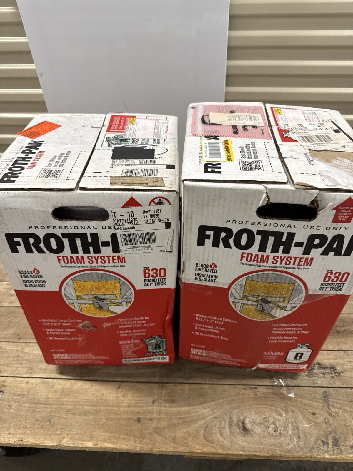Froth Pak 630 Spray Foam Insulation Kit, Closed Cell 2-Part Foam, 15ft Hose