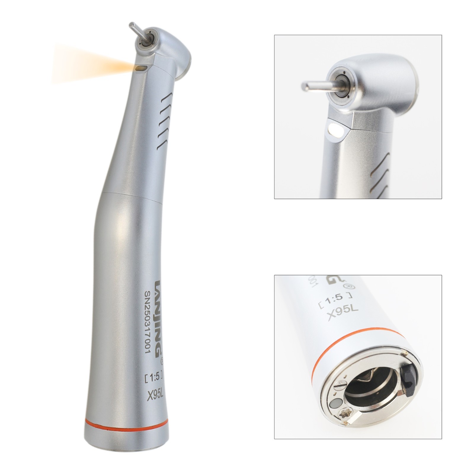 Dental 1:5 Electric Handpiece System Micromotor LED Brushless Motor Bien Air