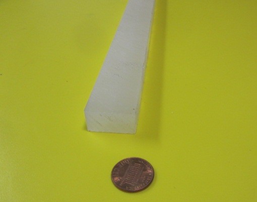 Polypropylene Bar 1/2″ Thick x 1.0″ Wide x 48″ Long, 4 pcs, 16 feet