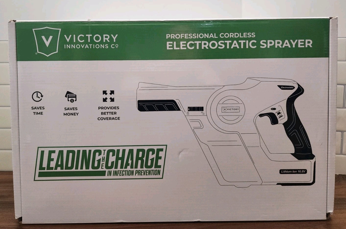 Victory Innovations VP200ESK Cordless Electrostatic Sprayer Kit Handheld NEW