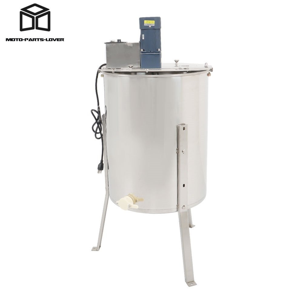 4/8 Frames Electric Honey Extractor Beekeeping Equipment Stainless Steel 1300RPM