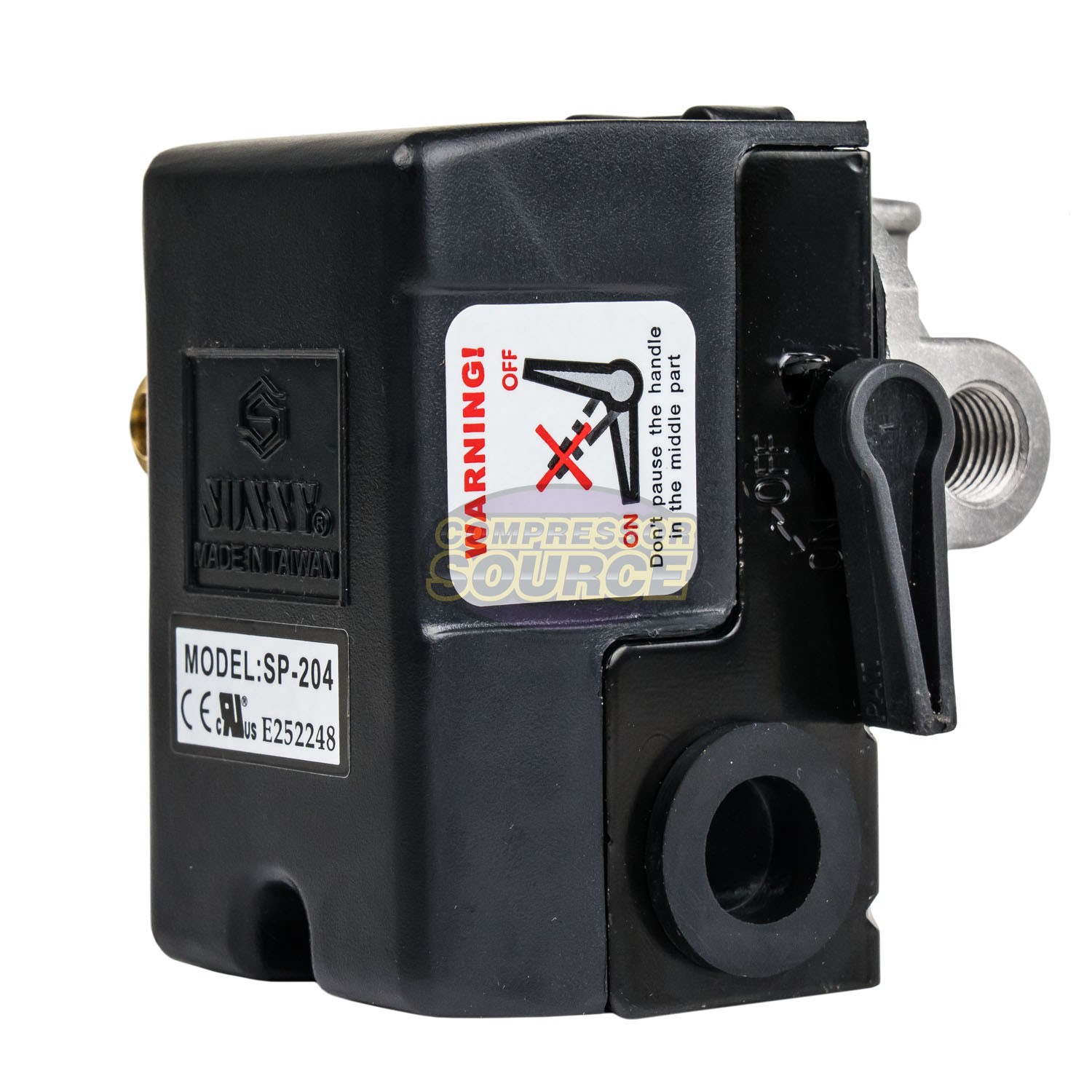 Heavy Duty 25 Amp Air Compressor Pressure Switch Control 140-175 PSI 4 Port